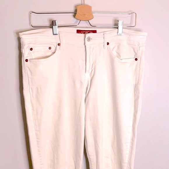 Lucky Brand Sweet N’ Straight White Jean - Picture 3 of 12